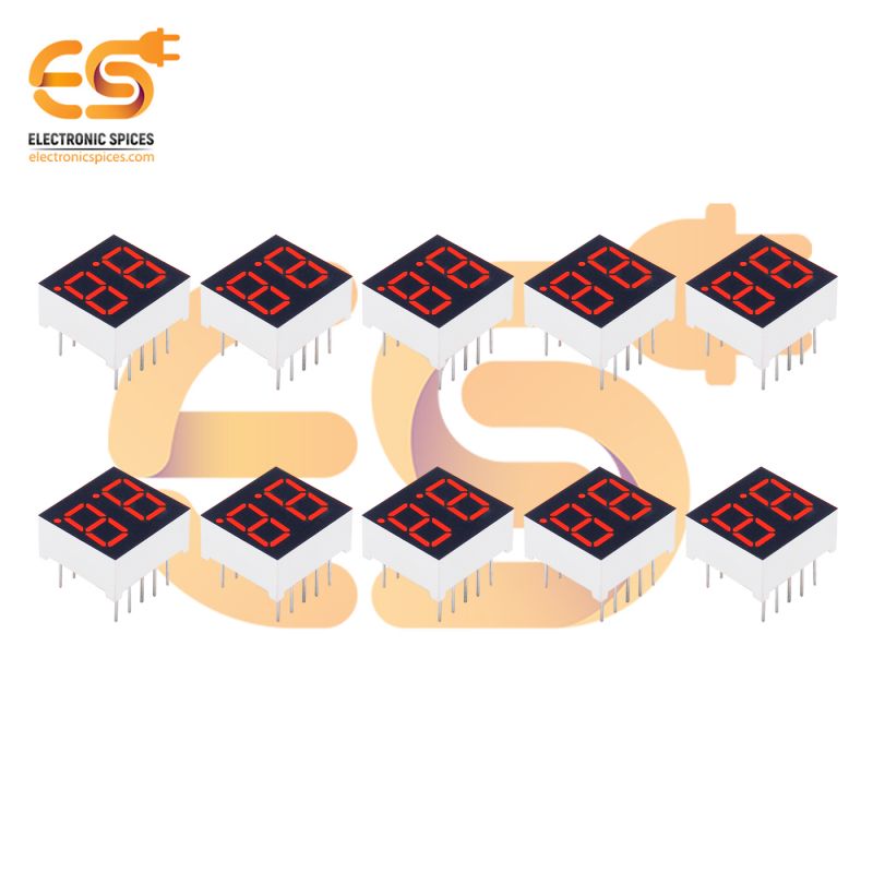 0.3 inch 2 digit Red display color 7 segment LED display COMMON ANODEs pack of 20pcs