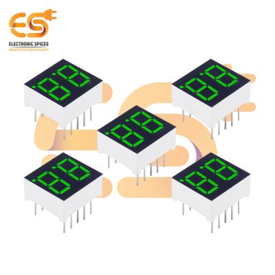 0.3 inch 2 digit Green display color 7 segment LED display COMMON CATHODE pack of 5pcs