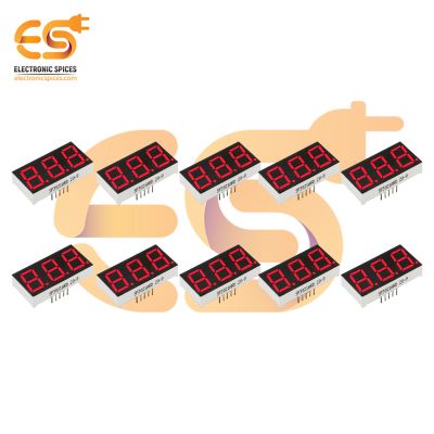0.56 inch 3 digit Red display color 7 segment LED display COMMON CATHODEs pack of 20pcs