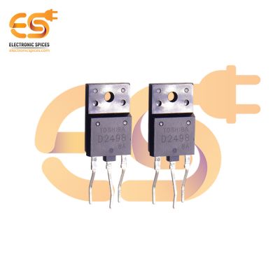 D2498 Silicon NPN triple diffused 3 pin IC for horizontal deflection output pack of 2pcs