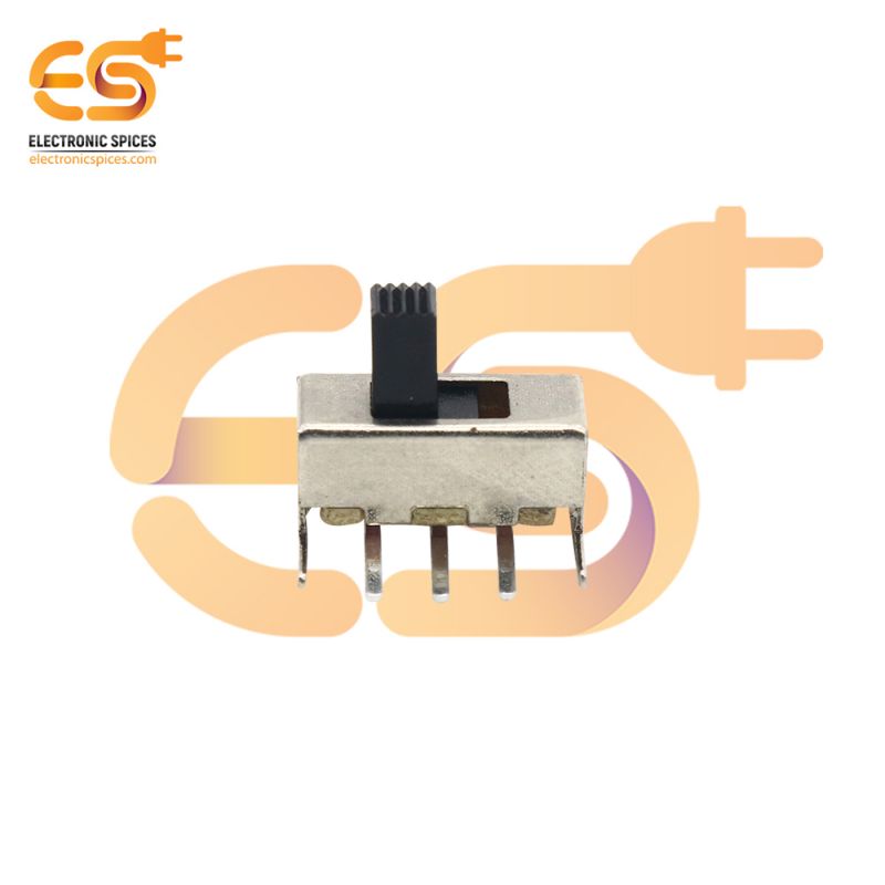 SS12F23G5 0.3A 30V SPDT 3 pin metal body panel mount plastic handles slide switches pack of 100pcs