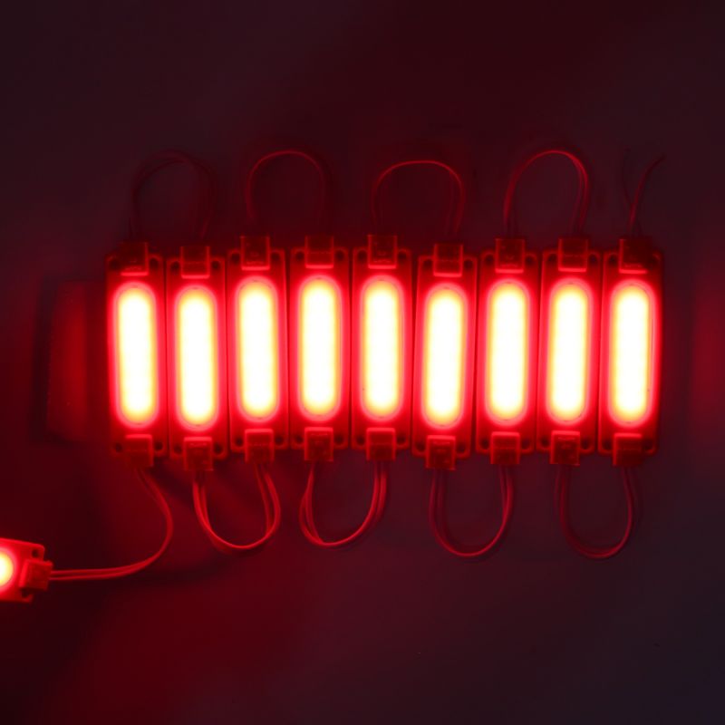 12V 2W Bright red color waterproof LED module pack of 10pcs