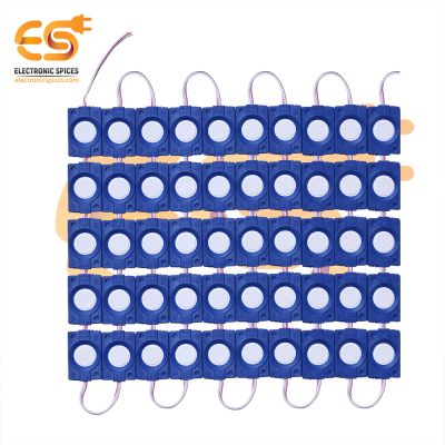 12V 2.4W Bright blue color waterproof LED modules pack of 100pcs