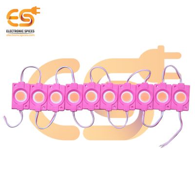 12V 2.4W Bright pink color waterproof LED module pack of 20pcs