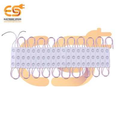 12V 1.5W Bright White color waterproof 3 LED module pack of 60pcs