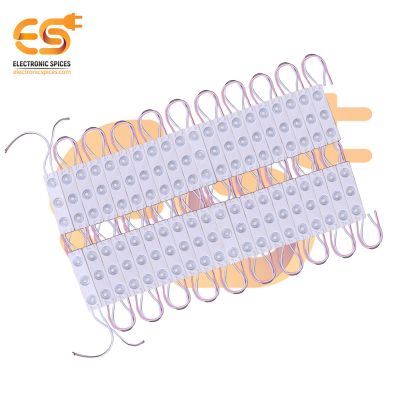 12V 1.5W Bright White color waterproof 3 LED modules pack of 100pcs