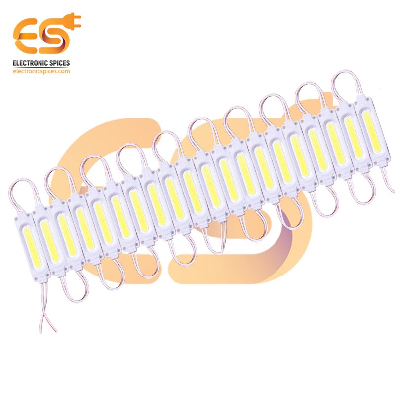 Buy 12V 1.5W Bright White Color Waterproof 6 LED Module Pack of 50pcs