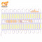 12V 1.5W Bright white color waterproof 6 LED modules pack of 100pcs