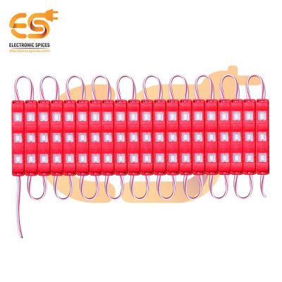 12V 2W Bright red color waterproof 5630 3 LED module pack of 60pcs
