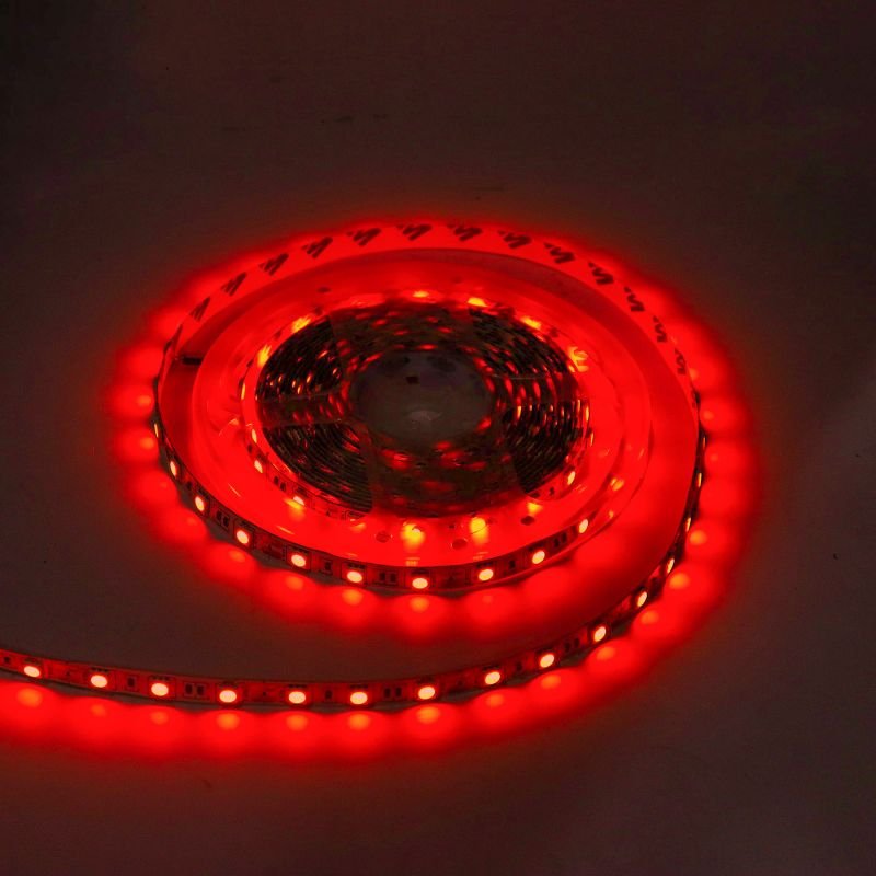 Buy DC Red Color Waterproof 5050 SMD LED Strip Roll of 5 meter