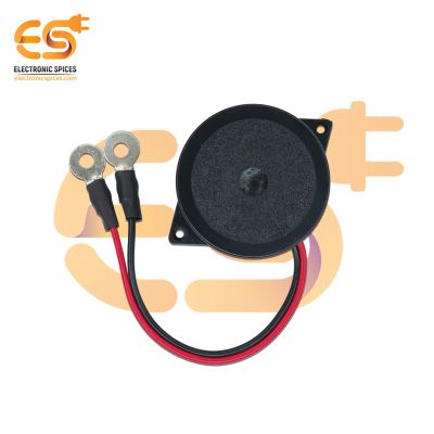 6V to 24V Cylindrical Piezoelectric passive continuous beep buzzers with ring crimp connectors pack of 100pcs