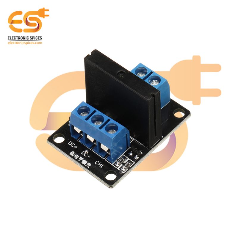 5V 1 channel Low level solid state relay module 240V 2A output with resistive fuse