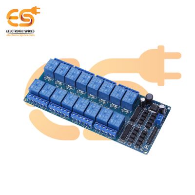 12V 16 channel relay module with light coupling and LM2576 power supply