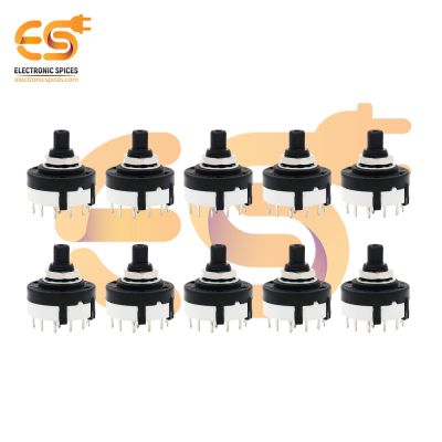 CK1049 Rotary wafer switch 12 positions single throw pack of 10pcs