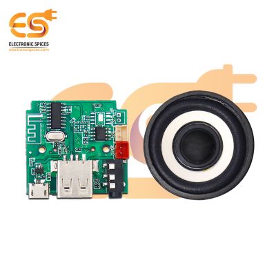 Combo of TG113 Bluetooth speaker circuit board module with 2 inch 4Ω (ohm) 3W metal body power audio woofer speaker