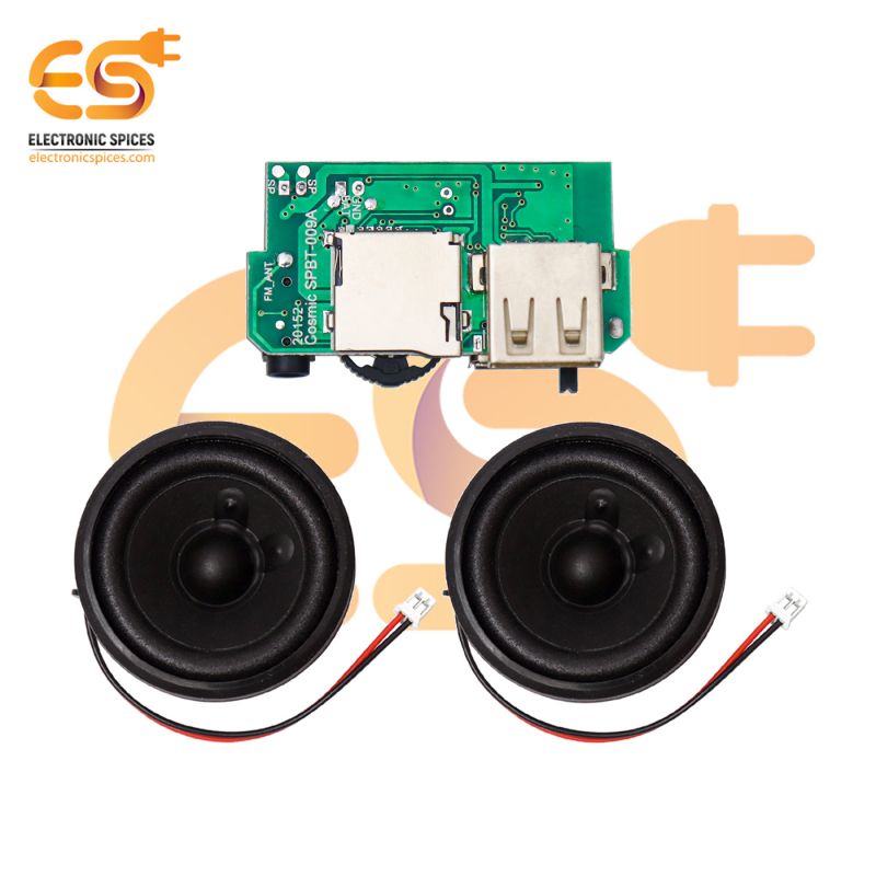 Buy Combo of Wireless HI-FI boombox circuit module and audio woofer speaker