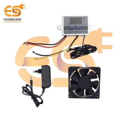 Combo of Temperature Controller with Probe | 12V Adapter | Cooling Fan