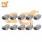 DE-9 9 pin D-sub miniature male connectors with backshell pack of 10pcs
