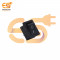 KCD1-B101 6A 250V AC black color 2 pin SPST small plastic rocker switches pack of 10pcs