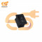 KCD1-B101 6A 250V AC black color 2 pin SPST small plastic rocker switches pack of 10pcs