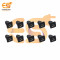 B-Type Mini micro USB Panel mounting female jacks black pack of 20pcs