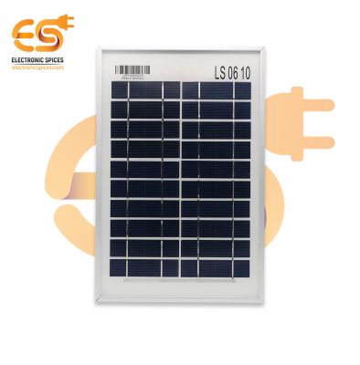 6V 10watt heavy duty solar panel rectangle shape