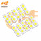 DC 4V Rhombus Shape LED High Brightness LED Aluminum Yellow Bead Cob Strip Light Bulbs pack of 10