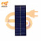 110mm x 40mm 6V 70mAh rectangle shape polycrystalline mini epoxy solar panels pack of 50pcs