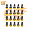 SPST On and Off self lock momentary push button Yellow color pack of 100pcs
