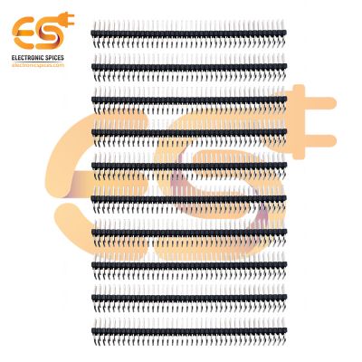Double L shape 90 degree angle Male Berg Strip 1 x 40 Pin headers pack of 100 sticks
