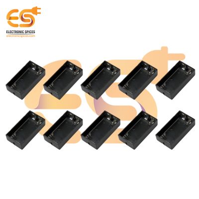 AA 1.5V 2 Cell battery holder plastic case through hole PCB mount pack of 10 (2 x 1.5V = 3Volt)