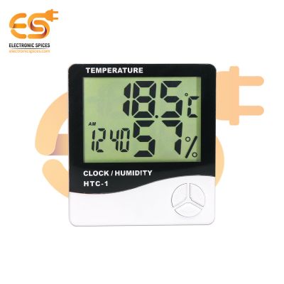 HTC-1 High precision Digital Electronic indoor Temperature and Humidity thermometer with Alarm clock