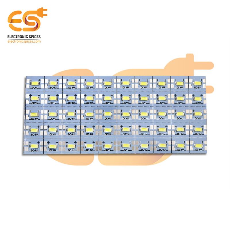 4V 50 LED aluminium Strip Light Bulbs