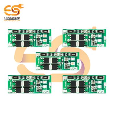 2S 20A 8.4V 18650 Li-ion Lithium battery protection and charger BMS module pack of 5pcs