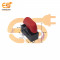 XW-603 6A 250V AC 3pin SPCO red color plastic rocker switches pack of 5pcs