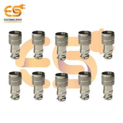 GX16 Male 3 pin 5A Butt joint aviation connector pack of 5pcs