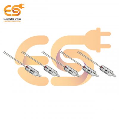 5mm Mercury switch tilt angle sensor Unidirectional electric induction switch pack of 5pcs