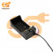 Single 9V battery holder hard plastic case with on-off switch and 3.5mm Jack pin pack of 1 (1 x 9V = 9volt)