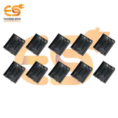 AA 1.5V 3 Cell battery holder plastic case through hole PCB mount pack of 100 (3 x 1.5V = 3Volt)