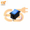 KCD1-101 6A 250V AC 2 pin SPST Blue color mini plastic rocker switch pack of 5pcs