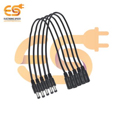 3.5mm Male and 3.5mm Female DC Pin jack cable connectors pack of 10pcs