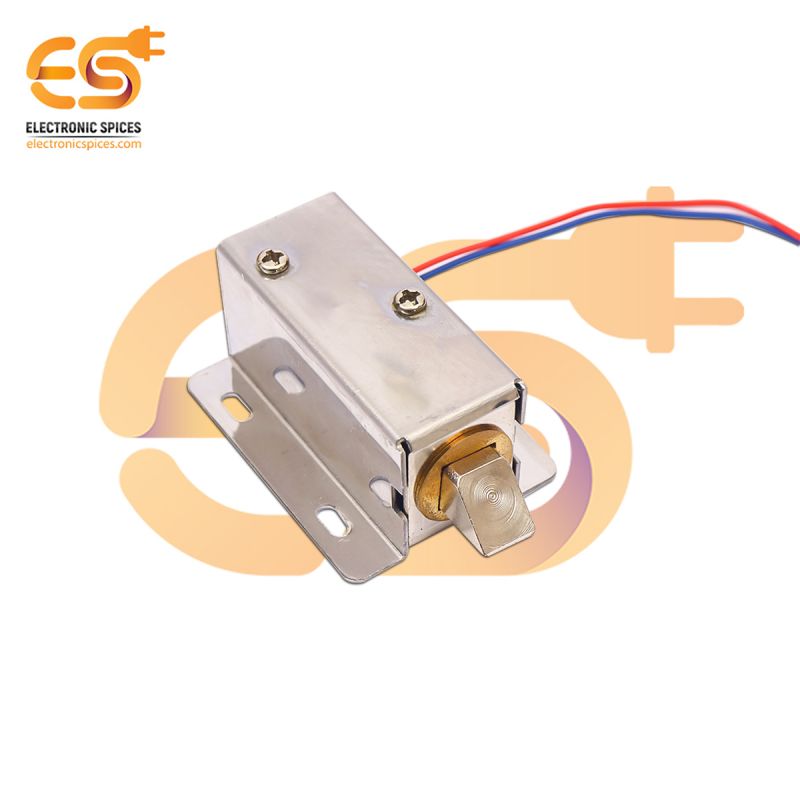 12V DC Electric lock door assembly solenoid small electric lock with wireless remote