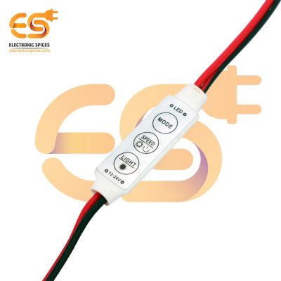 3 Keys LED Mini RGB amplifier controller for Single 5050 3528 RGB LED light strips