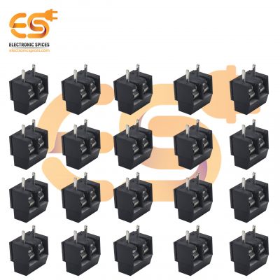 KF128-5-2P 10A 2 pin 5mm pitch Black color PCB mount terminals block connectors pack of 500pcs