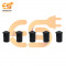 5mm LED Light mounting holders black color pack of 10pcs