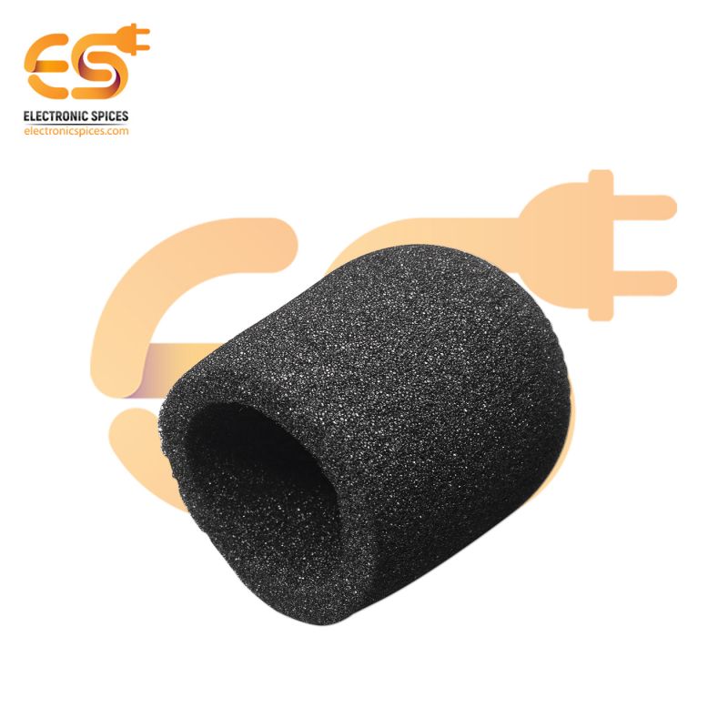 Microphone cover foam mic covers windscreen suitable for Most standard handheld microphone Black color pack of 2pcs