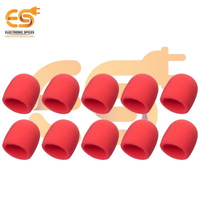 Microphone cover Red color foam mic covers windscreen suitable for Most standard handheld microphones pack of 20pcs