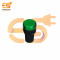 12V to 220V 20mA DC and AC flush panel mount LED Indicator light green color