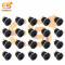 DC-099 5.5mm x 2.1mm Female jack 3 pins PCB Panel mount DC power connectors pack of 500pcs