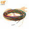 Combo of 5 type wires 15 meter each (Red, Black, Yellow, Blue, Green) Aluminum wire